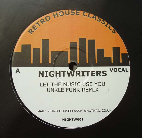 The Night Writers : Let The Music (Use You) (Unkle Funk Remixes) (12", Unofficial)