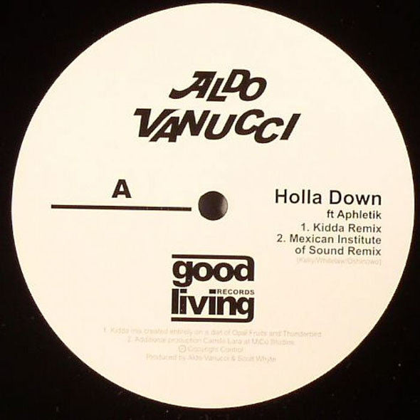 Aldo Vanucci : Holla Down (12", Smplr)