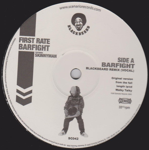 First Rate Featuring Skinnyman : Bar Fight (12")