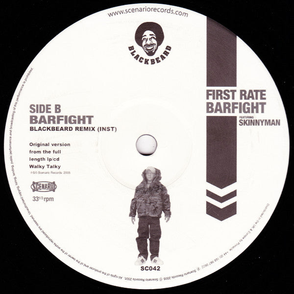 First Rate Featuring Skinnyman : Bar Fight (12")