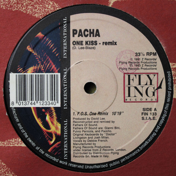 Pacha : One Kiss (Remix) (12")
