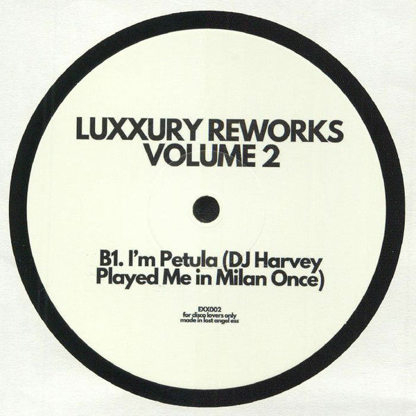 Luxxury : Luxxury Reworks Volume 2 (12")