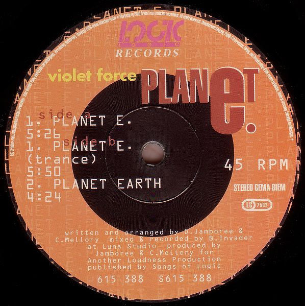 Violet Force : Planet E. (12")