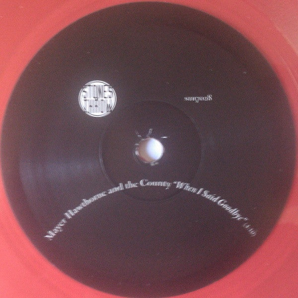Mayer Hawthorne & The County : Just Ain't Gonna Work Out / When I Said Goodbye (7", Shape, Red)