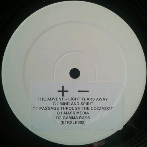 The Advent : Light Years Away (2x12", Album, Promo, W/Lbl)