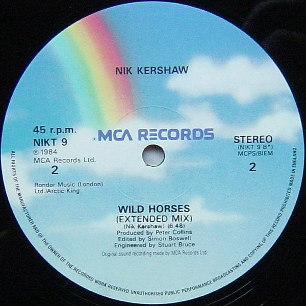 Nik Kershaw : When A Heart Beats (12", Single)