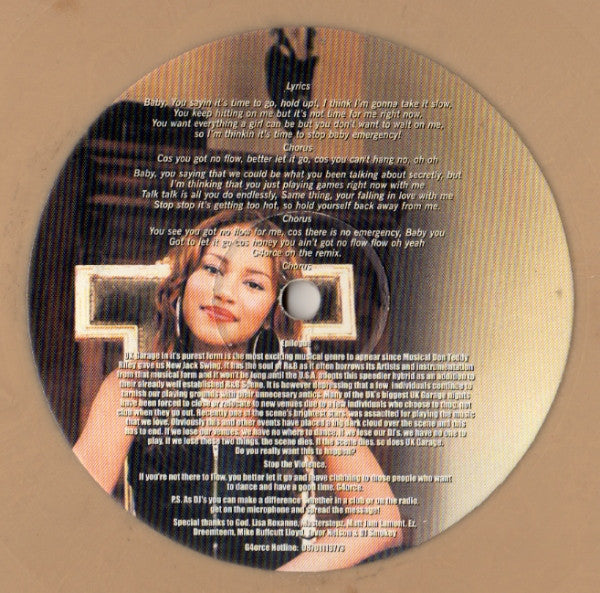 Lisa Roxanne : No Flow (12", Ltd, Num, Bro)