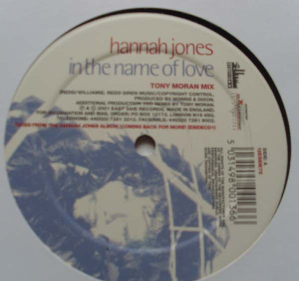 Hannah Jones : In The Name Of Love (12")