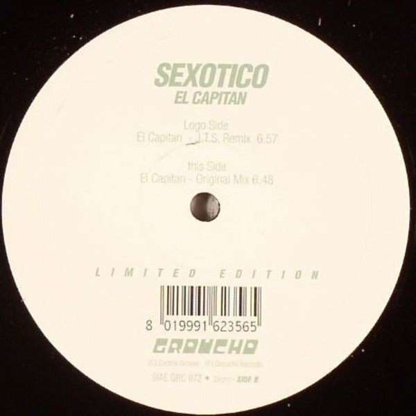 Sexotico : El Capitan (12", Ltd)