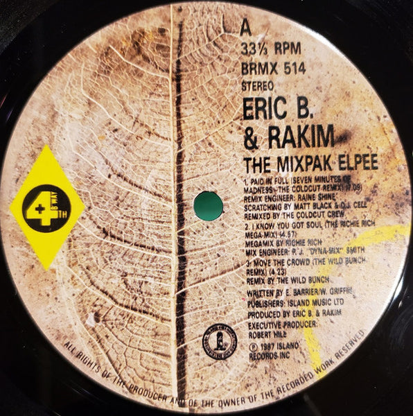 Eric B. & Rakim : The Mixpak Elpee (LP, Comp)