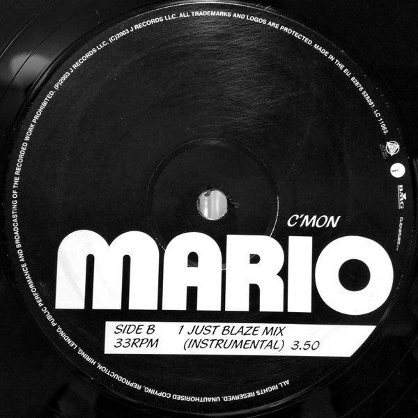 Mario : C'mon (12")