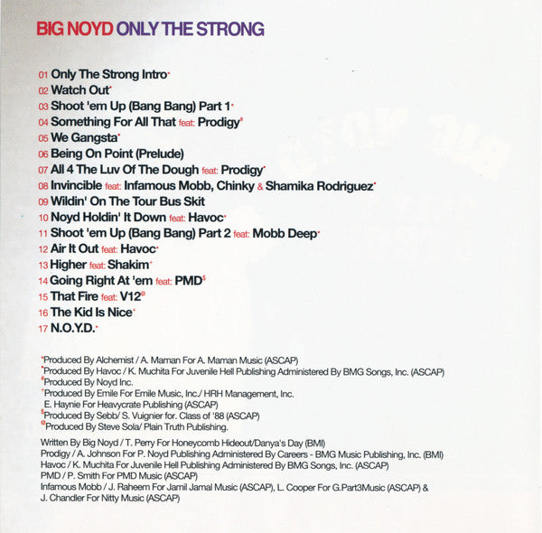 Big Noyd : Only The Strong (CD, Album)