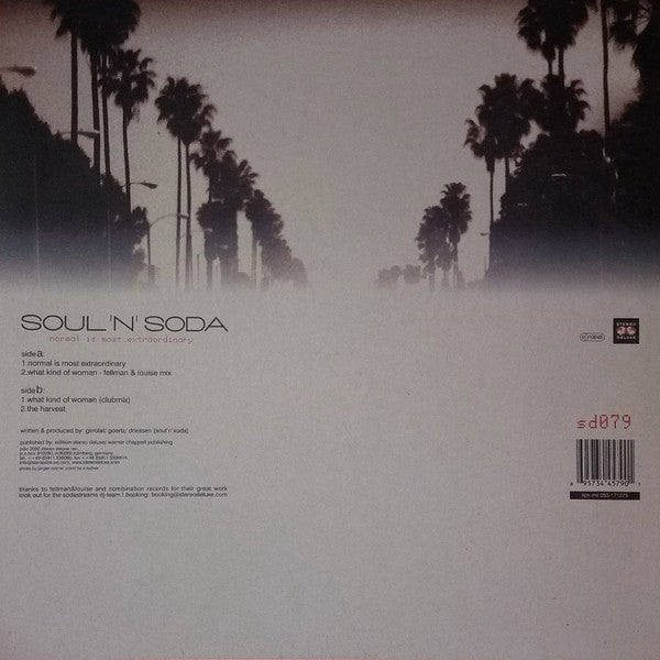 Soul 'N' Soda : Normal Is Most Extraordinary (12")