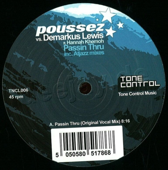 Poussez Vs Demarkus Lewis Featuring Hannah Khemoh : Passin Thru (12")