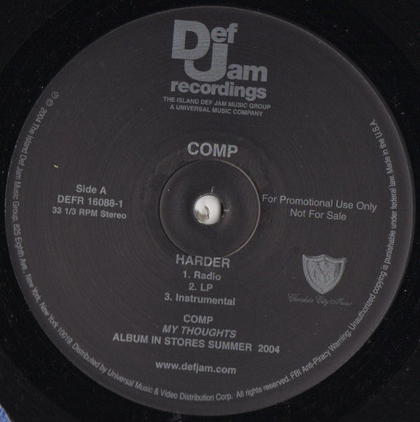 Comp : Harder / Comp (12", Promo)