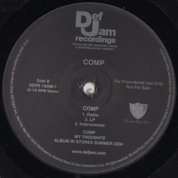 Comp : Harder / Comp (12", Promo)