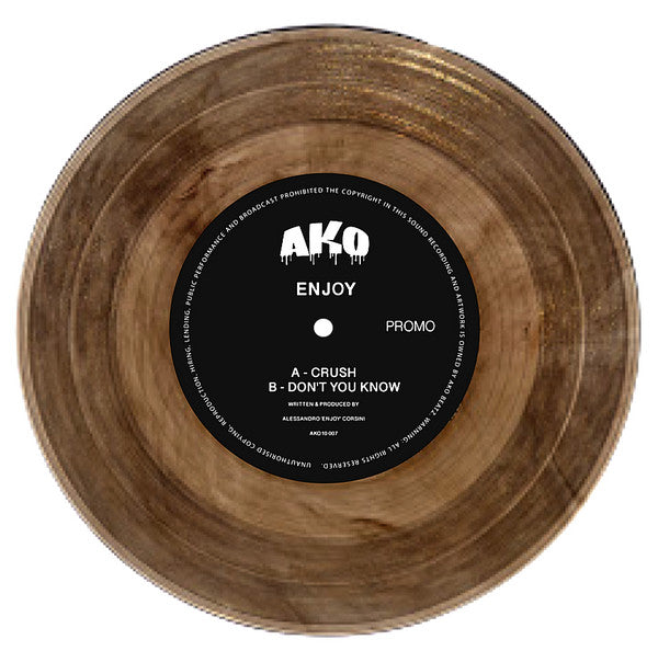 Enjoy (6) : Crush / Don't You Know (10", Promo, Smo)