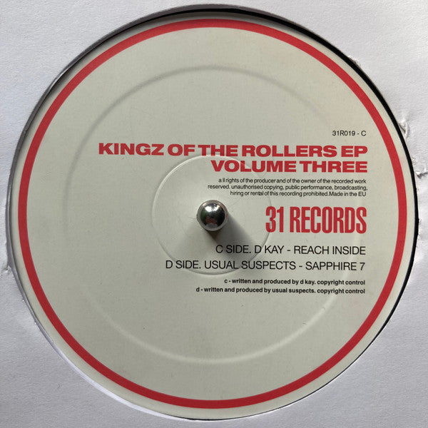 Various : Kingz Of The Rollers EP Volume Three (2x12", EP)