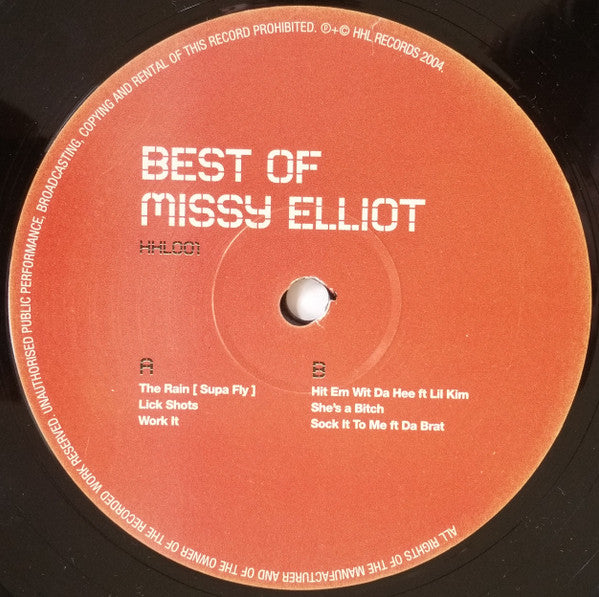 Missy Elliott : Best Of... (2x12", Comp)