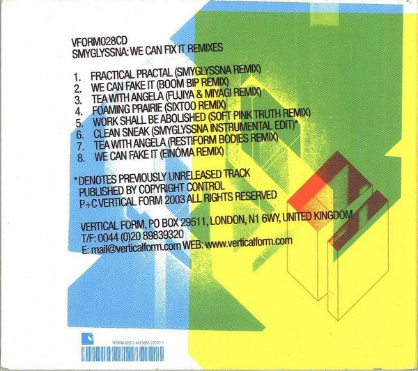Smyglyssna : We Can Fix It Remixes (CD)