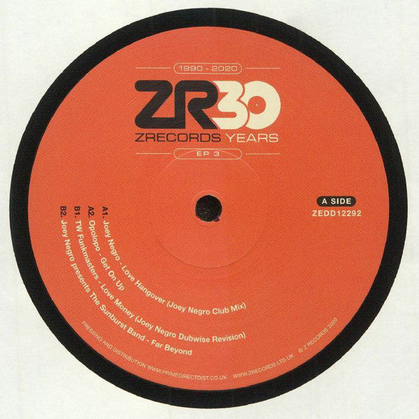 Various : 30 Years Of Z Records EP 3 (12", EP)