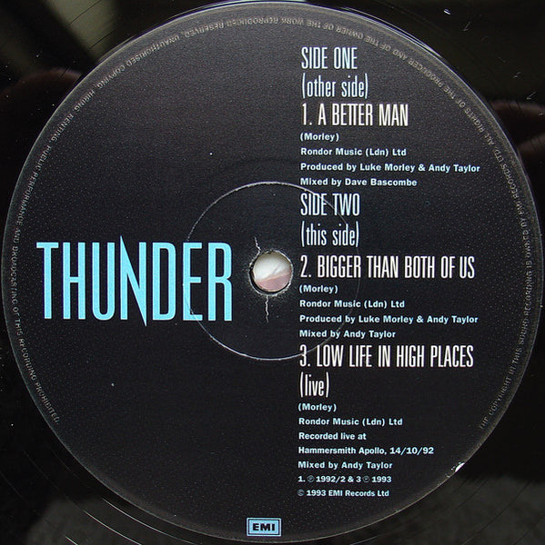 Thunder (3) : A Better Man (12", Single)