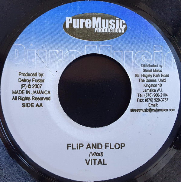 Vybz Kartel & Craig Dennis / Vital (2) : The Prayer/ Flip And Flop (7")