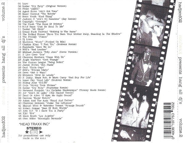 Soulwax : Hang All DJ's Volume 2 (CDr, Comp, Mixed, Unofficial)