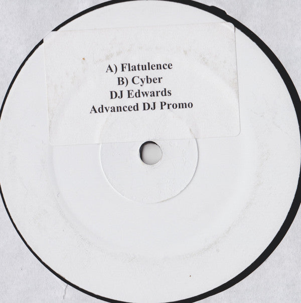 DJ Edwards : Flatulence / Cyber (12", Promo, W/Lbl, Sti)
