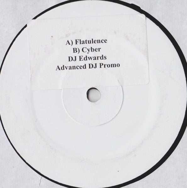 DJ Edwards : Flatulence / Cyber (12", Promo, W/Lbl, Sti)
