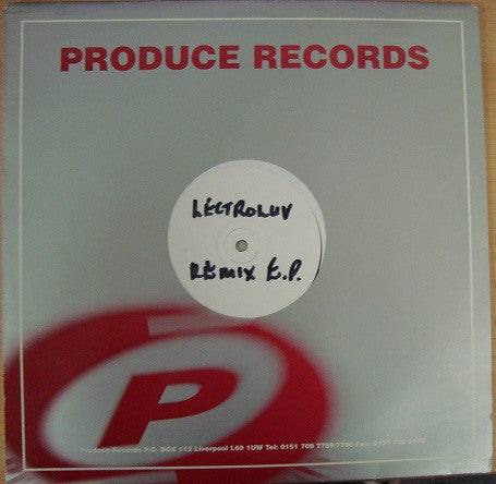 Lectroluv : Remixes EP (12", EP, W/Lbl)