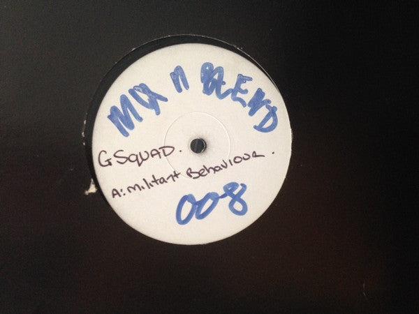 G Squad : Militant Behaviour / For Richer For Poorer (12", W/Lbl)