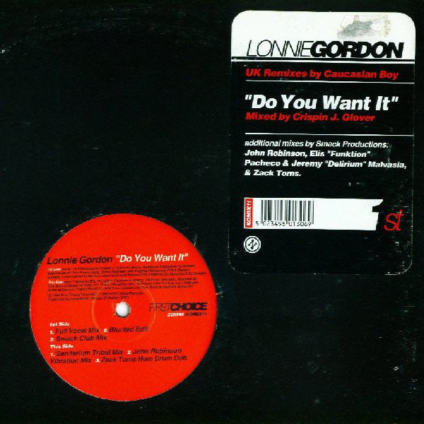 Lonnie Gordon : Do You Want It (12")