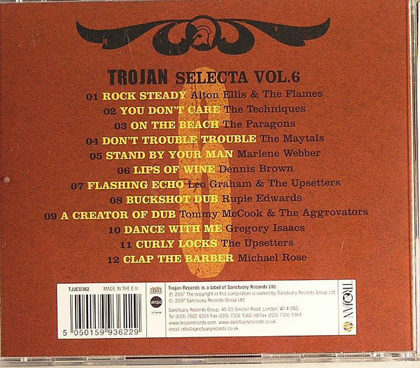 Various : Trojan Selecta Vol. 6 (CD, Comp)