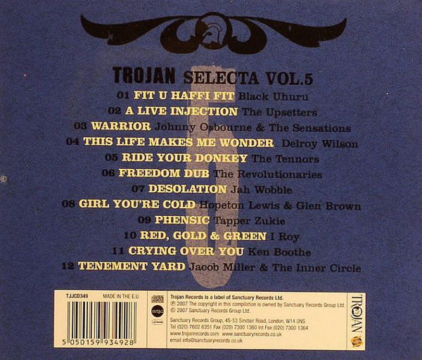 Various : Trojan Selecta Vol. 5 (CD, Comp)