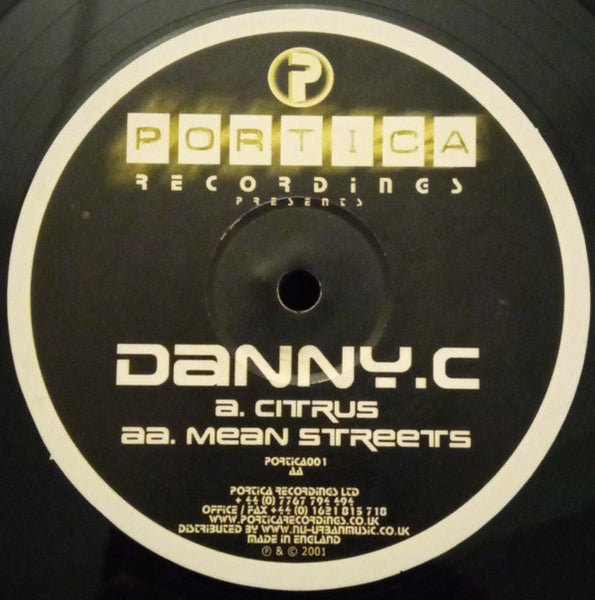 Danny C : Citrus / Mean Streets (12")