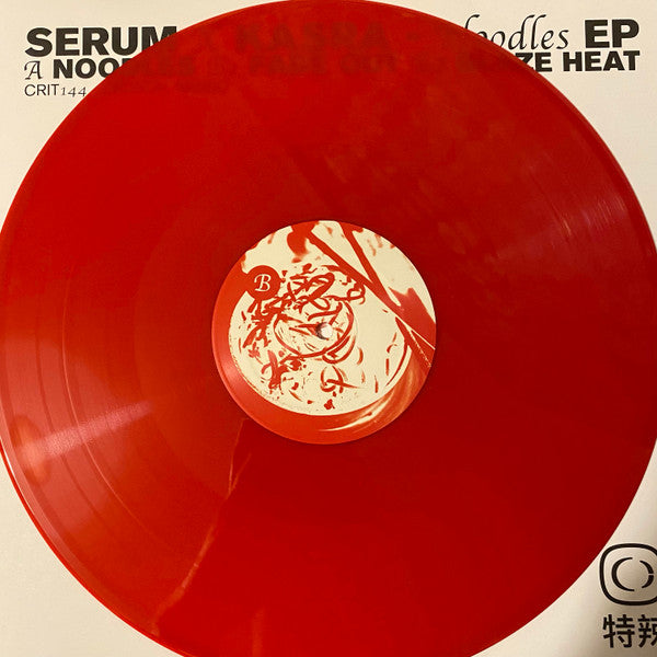 Serum (2) X Kasra : Noodles EP (12", EP, Ltd, Red)