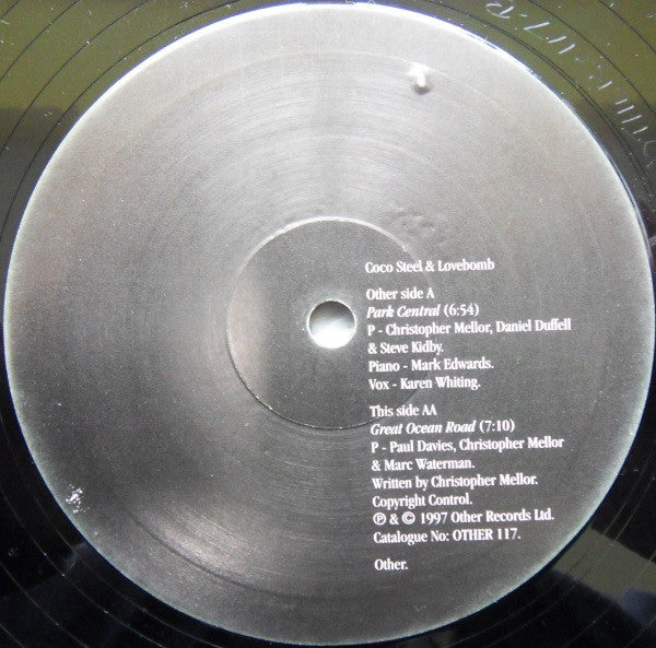 Coco Steel & Lovebomb : Park Central / Great Ocean Road (10")