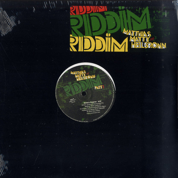 Matthias "Matty" Heilbronn* : Riddim Part 1 (12")