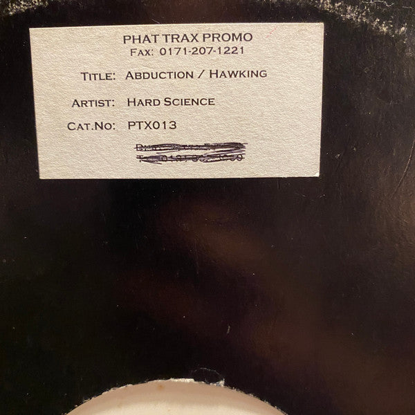 Hard Science : Abduction / Hawking (12", W/Lbl)