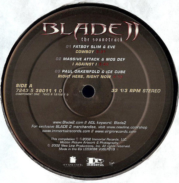 Various : Blade II The Soundtrack (2xLP)