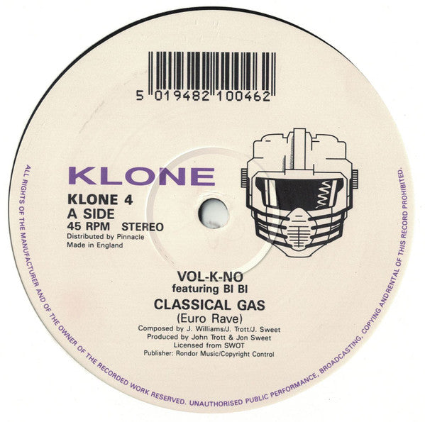 Vol-k-no Featuring Bi Bi : Classical Gas (12")