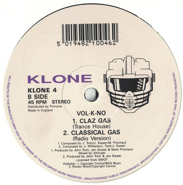 Vol-k-no Featuring Bi Bi : Classical Gas (12")