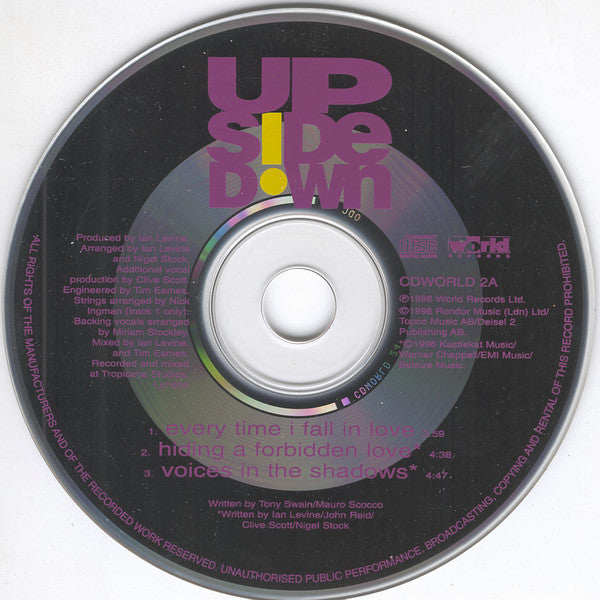 Upside Down (3) : Every Time I Fall In  Love (CD, Single, CD1)