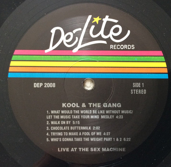 Kool & The Gang : Live At The Sex Machine (LP, Album, RE, Gat)