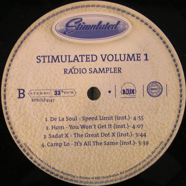 Various : Stimulated Vol. 1 - Radio Sampler (12", Promo, Smplr)