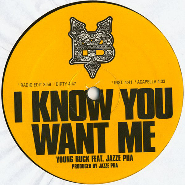 Young Buck : I Know You Want Me / Do It Myself (12", Promo)