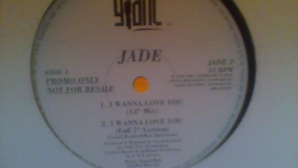 Jade (3) : I Wanna Love You (12", Promo)