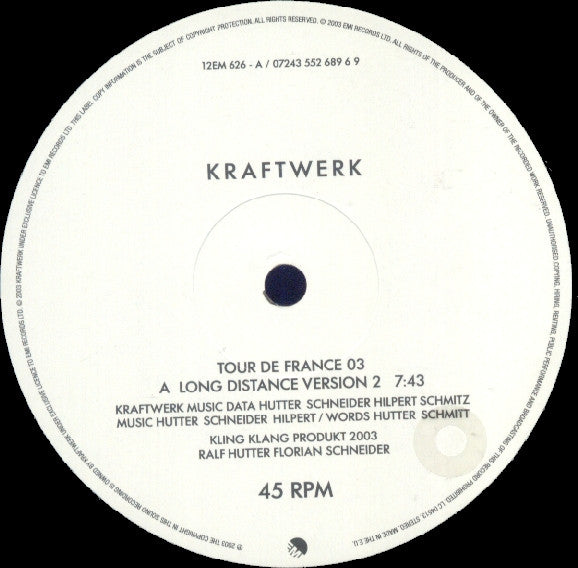 Kraftwerk : Tour De France 2003 (12", Single)