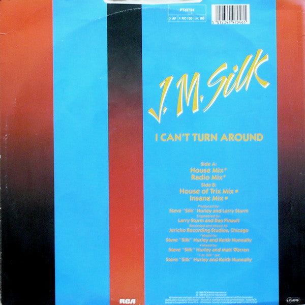 J.M. Silk : I Can't Turn Around (12")